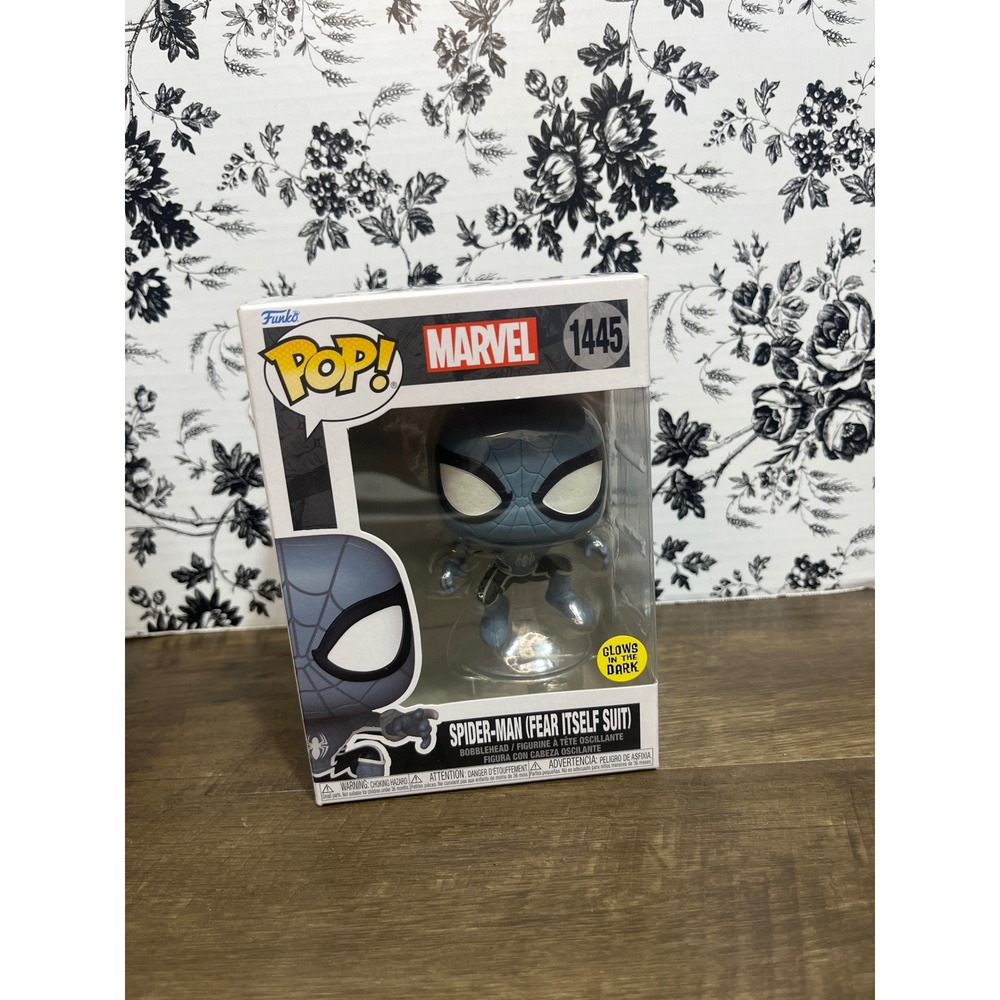 Funko Pop Marvel Spider-Man Fear Itself Suit 1445 Glow in the Dark Bobblehead